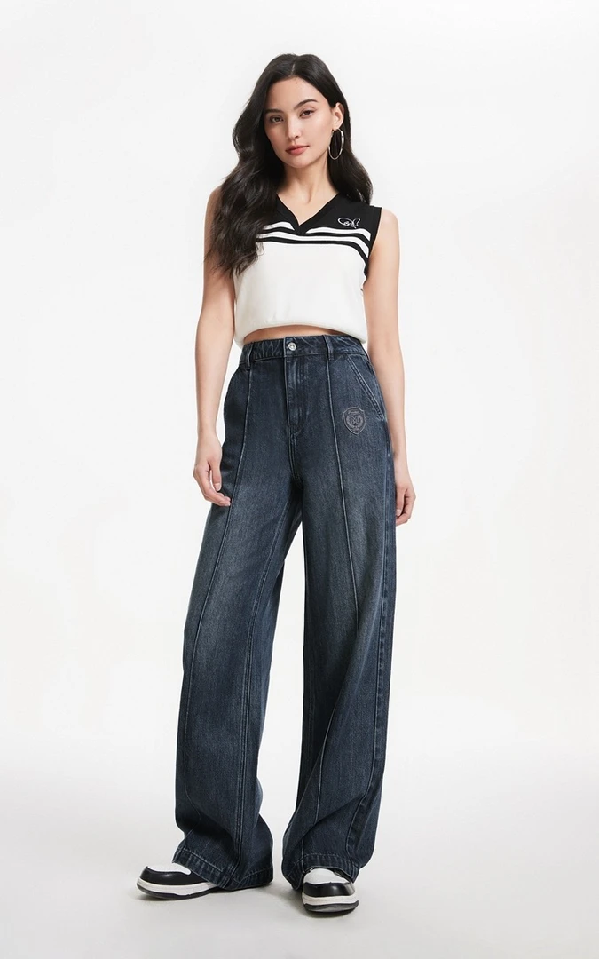 编码 G239—G338牛仔裤孤品清货高腰直筒