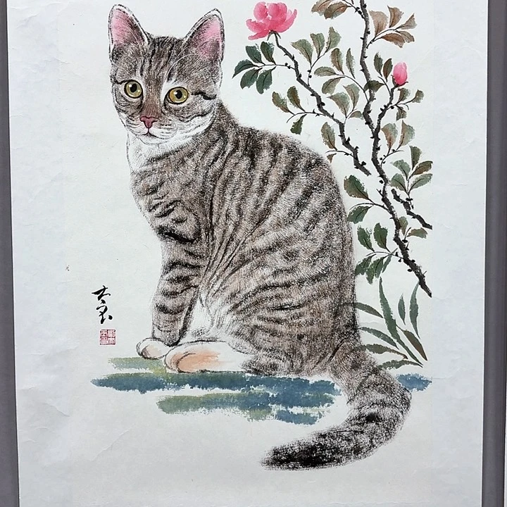 国画亲笔手绘放心去藏