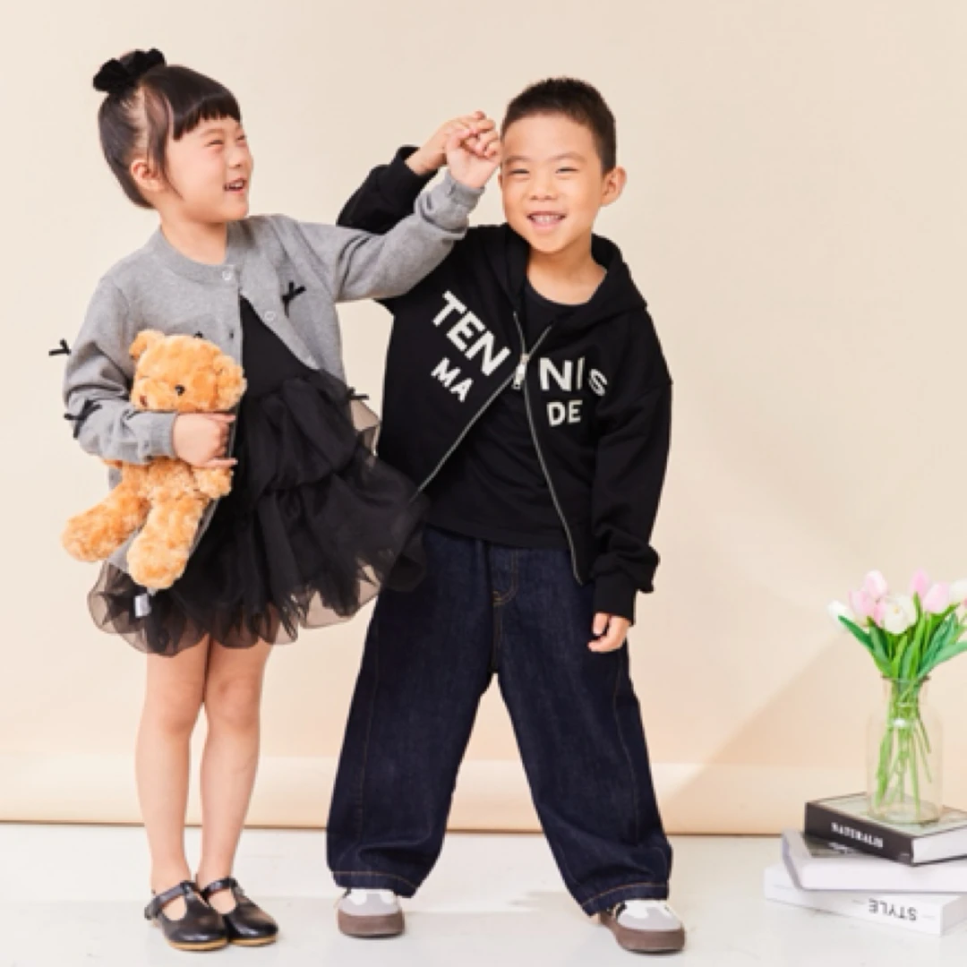 精品韩版男女童装同款纯棉儿童