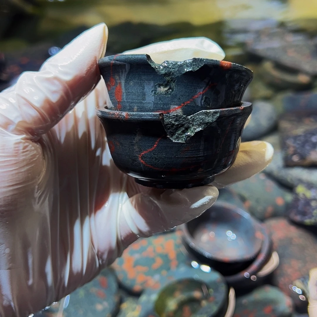 梅花玉鱼缸石茶周边不退不换