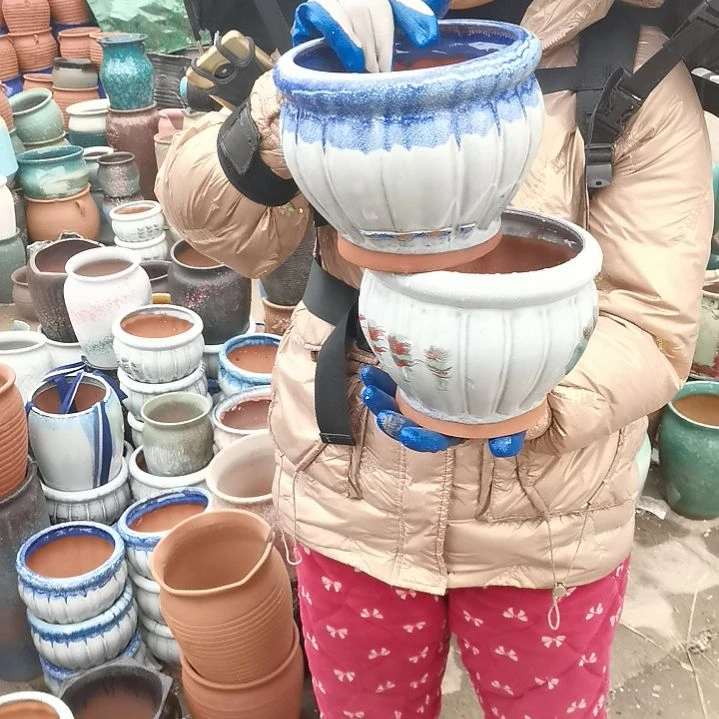 红陶口18高16瑕疵