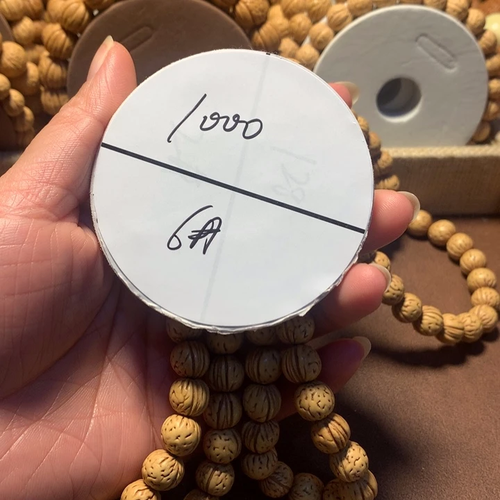 不***、手串桃核6#脖挂108