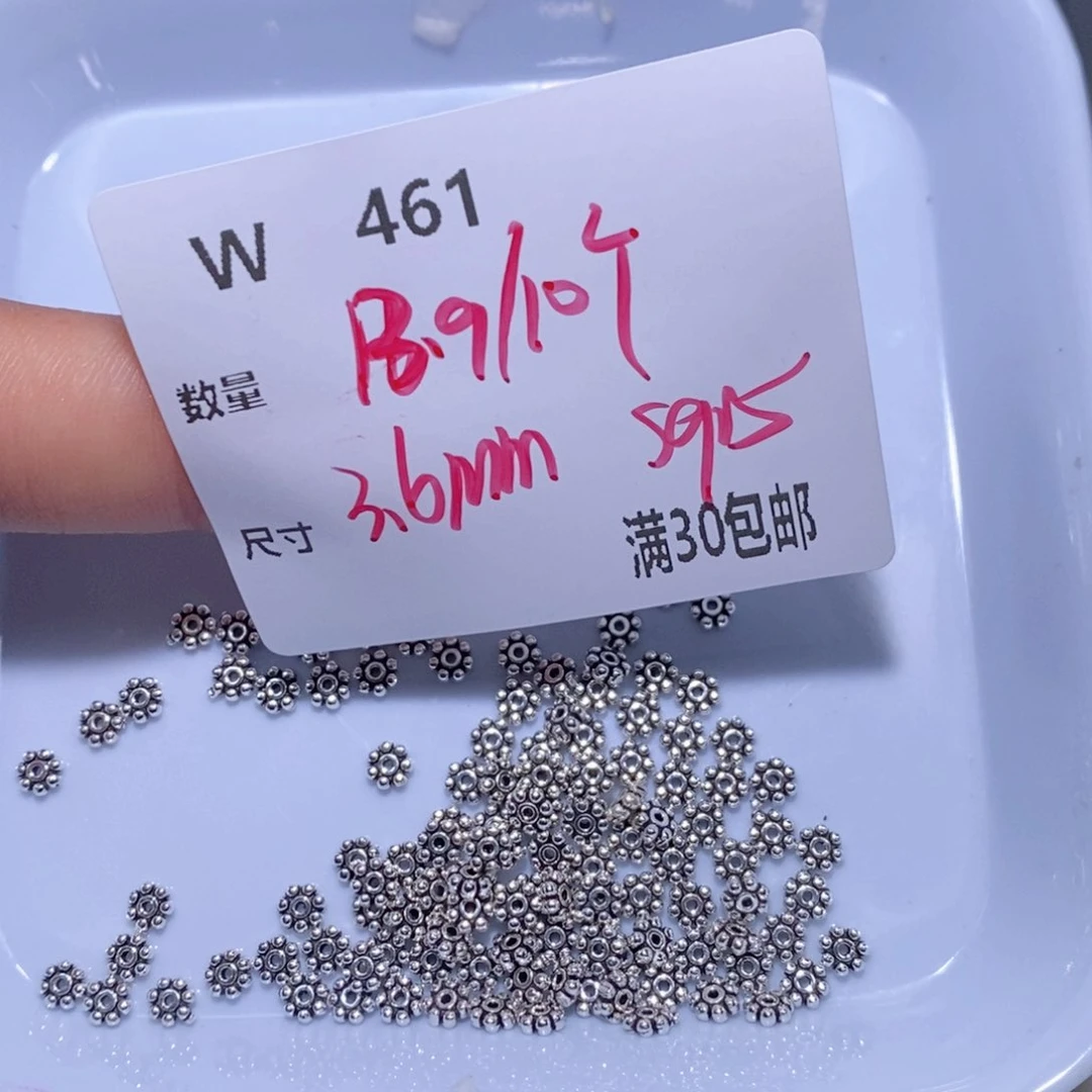 水晶颈饰银S925镶嵌W461