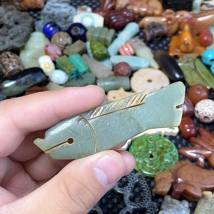 和田玉未镶嵌颈饰122