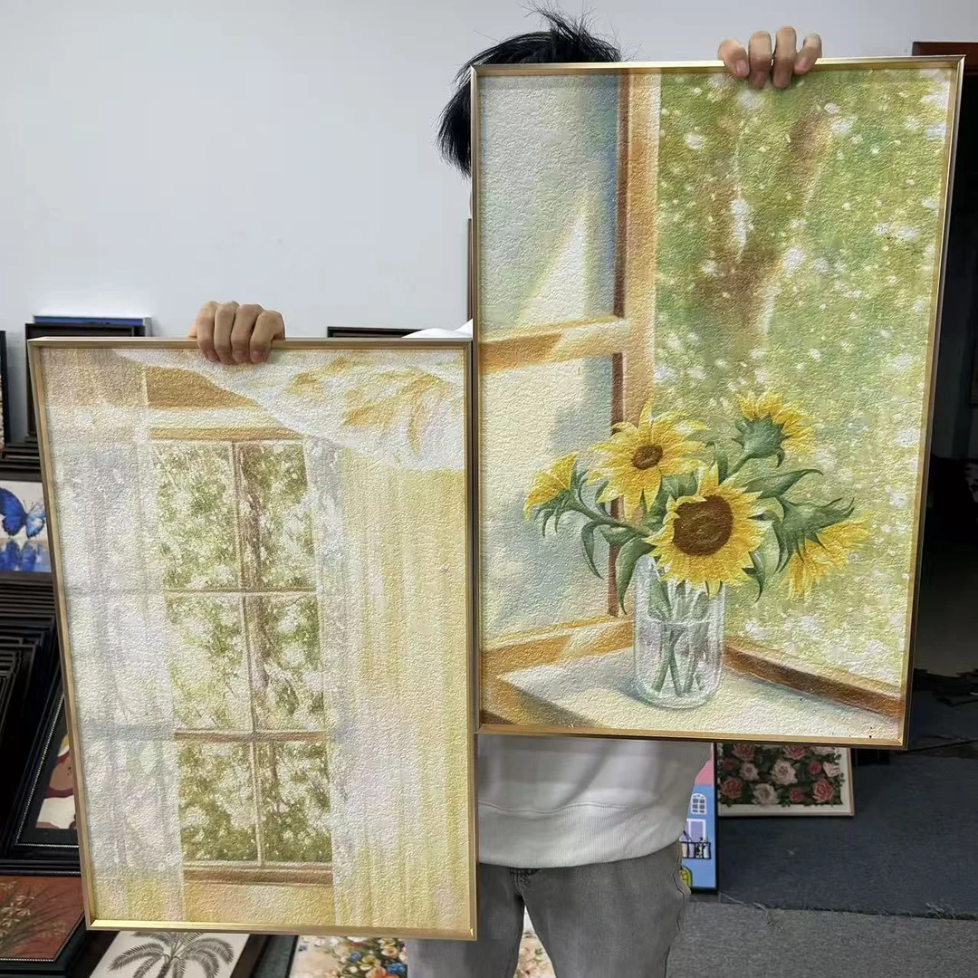 美式复古怀旧一帆风顺装饰画客厅背景墙及书房挂画4060