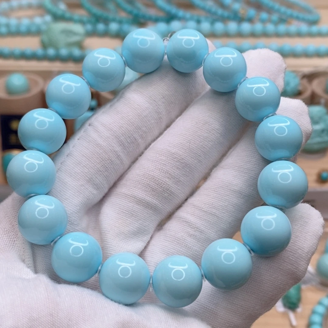 绿松石未镶嵌珠宝奇石13mm