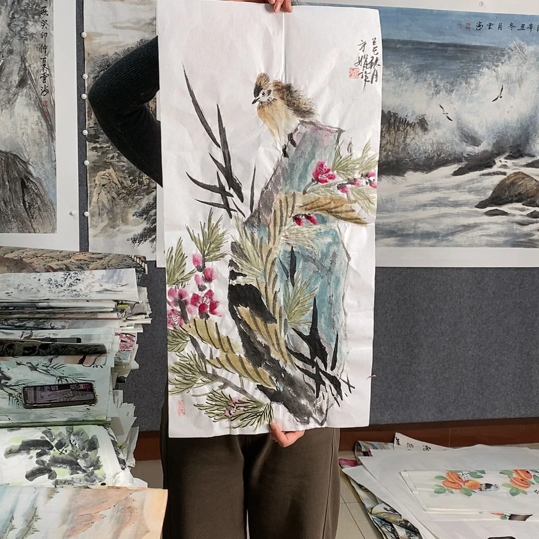 国画手写手绘国画作品2