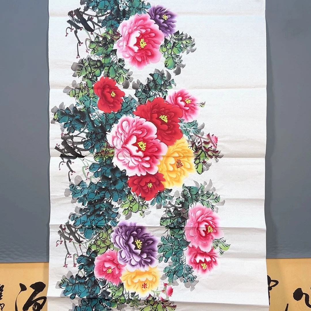 国画500 花鸟和蝴蝶都在天上