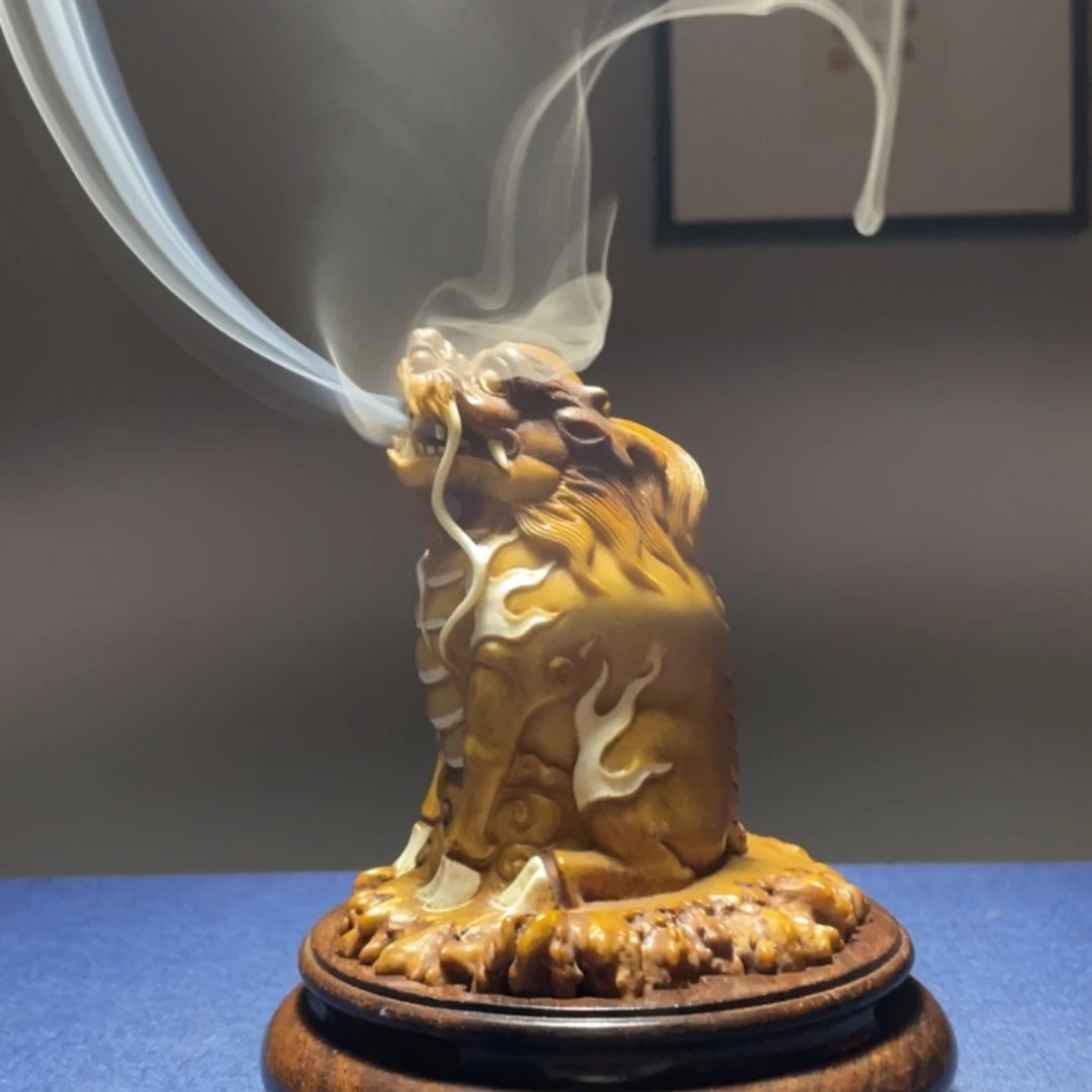 木丁鹿角工艺品香炉