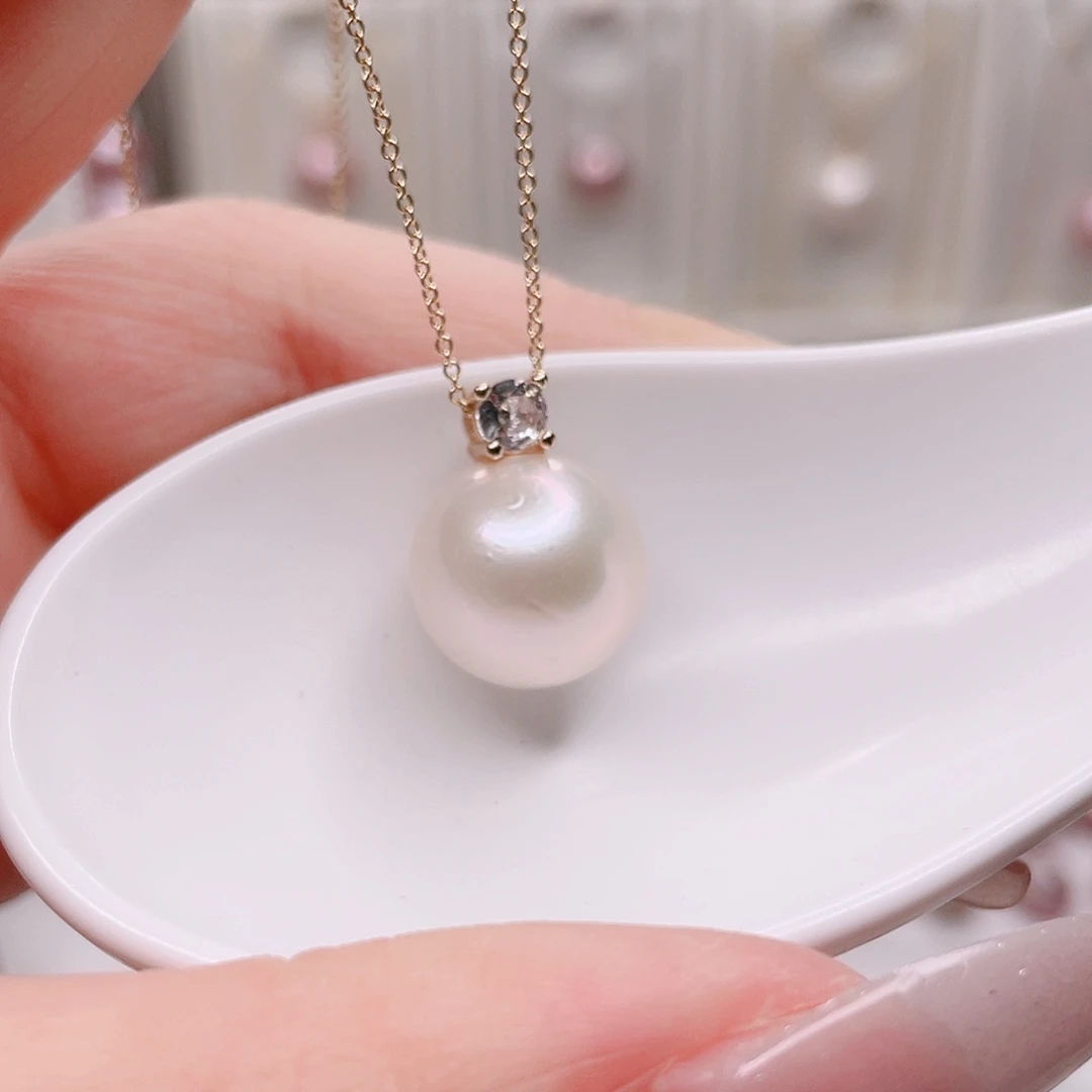 淡水珍珠吊坠(赠链)合金