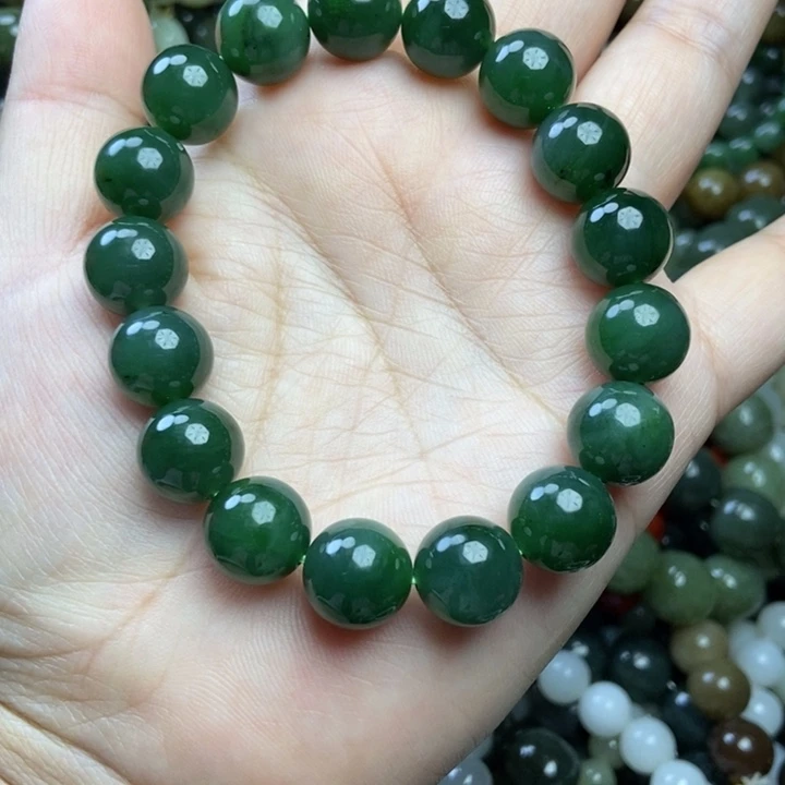 和田玉未镶嵌手链卡12