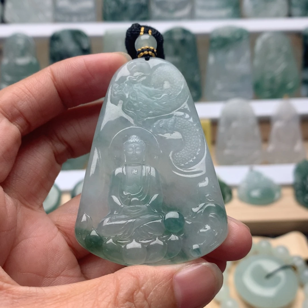 用***6吊坠(不含链)未镶嵌翡翠大日