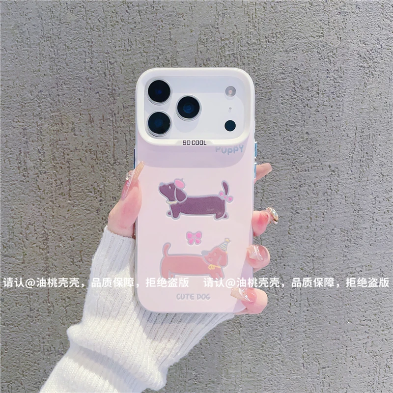 磨砂彩银适用苹果17/iPhone/华为荣耀/OPPO/VIVO/小米手机壳保护