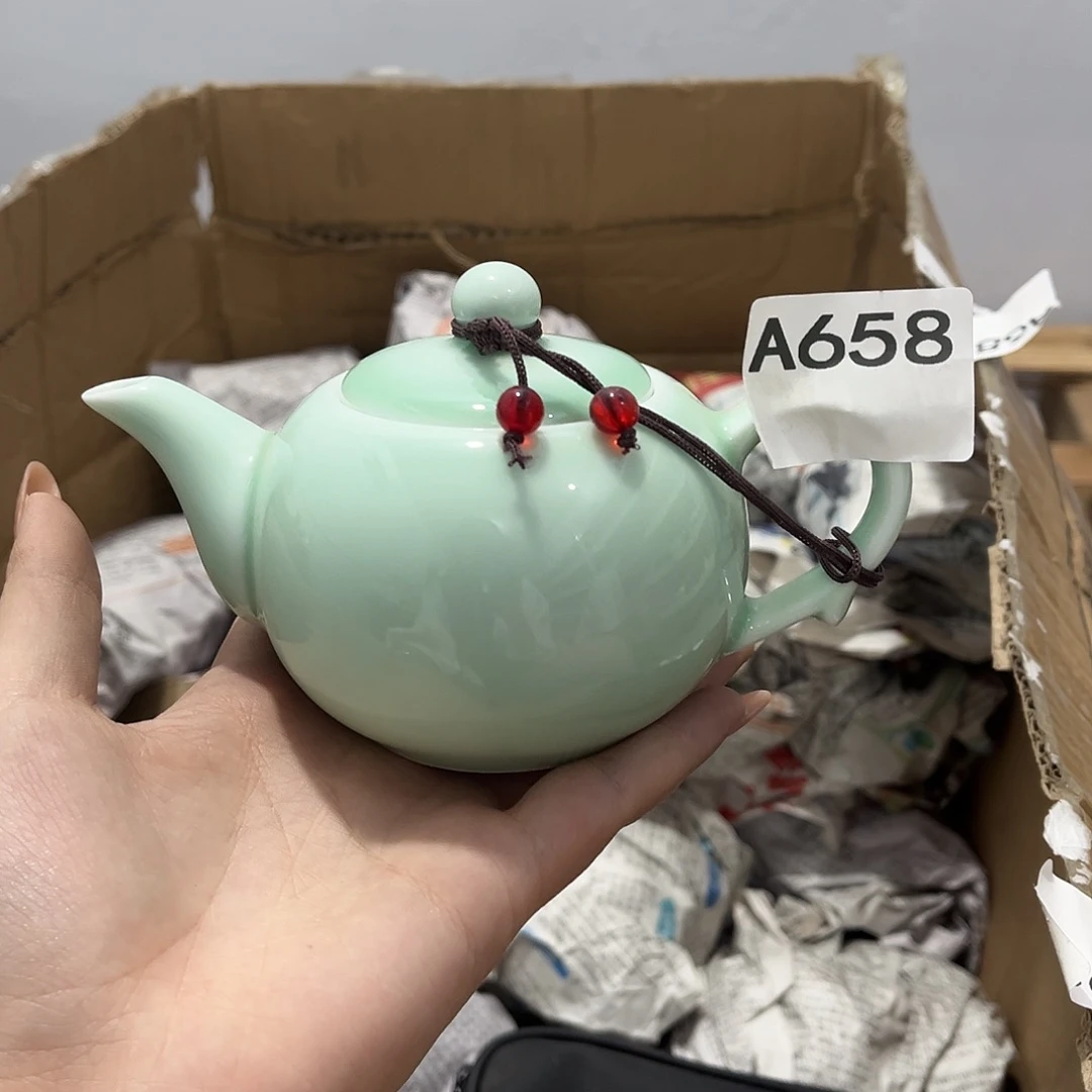 瓷片茶摆件工艺品摆件666