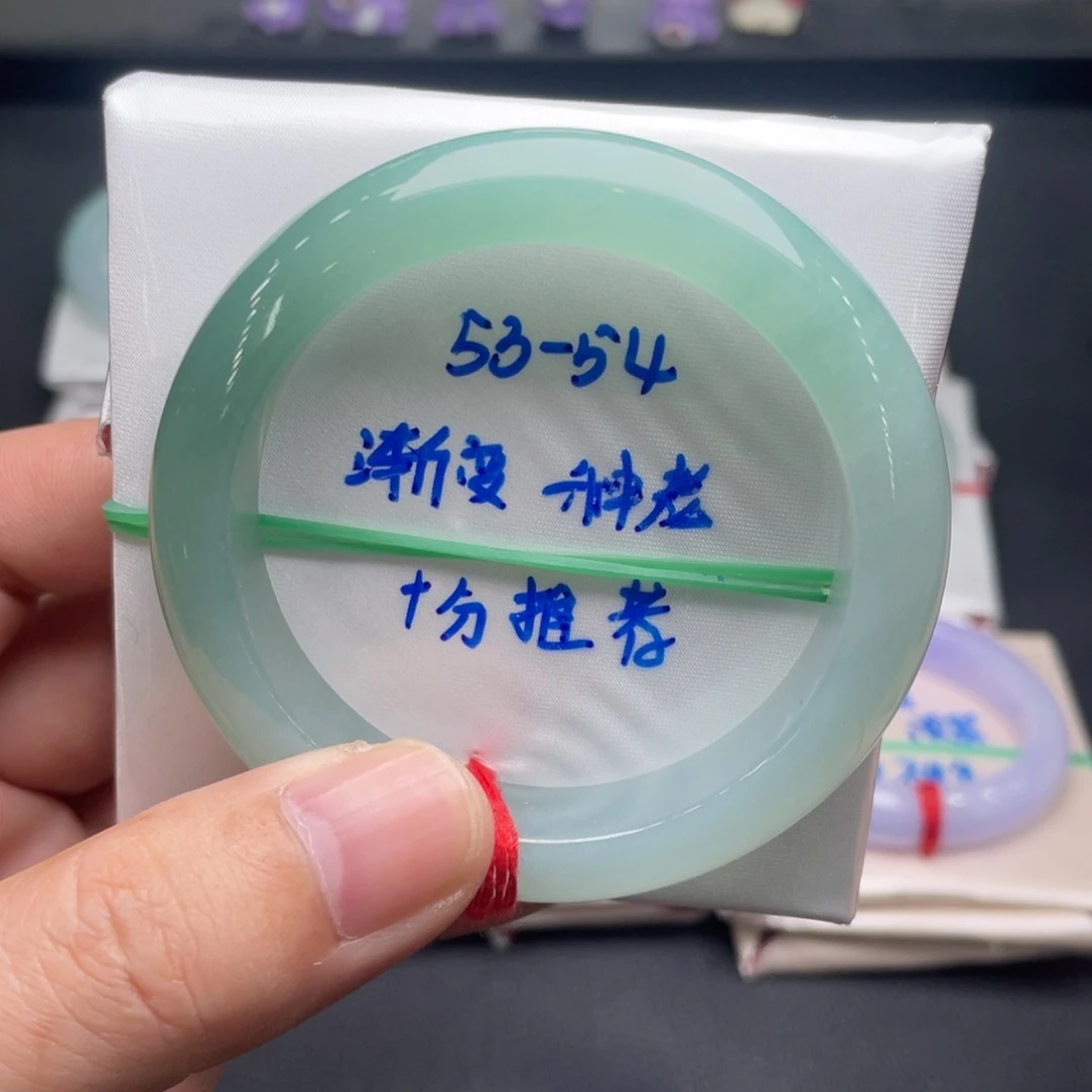 翡翠未镶嵌手镯翡翠手镯56