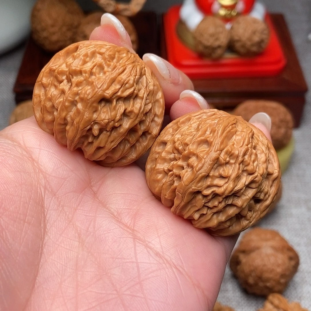 文玩核桃把件磨盘38