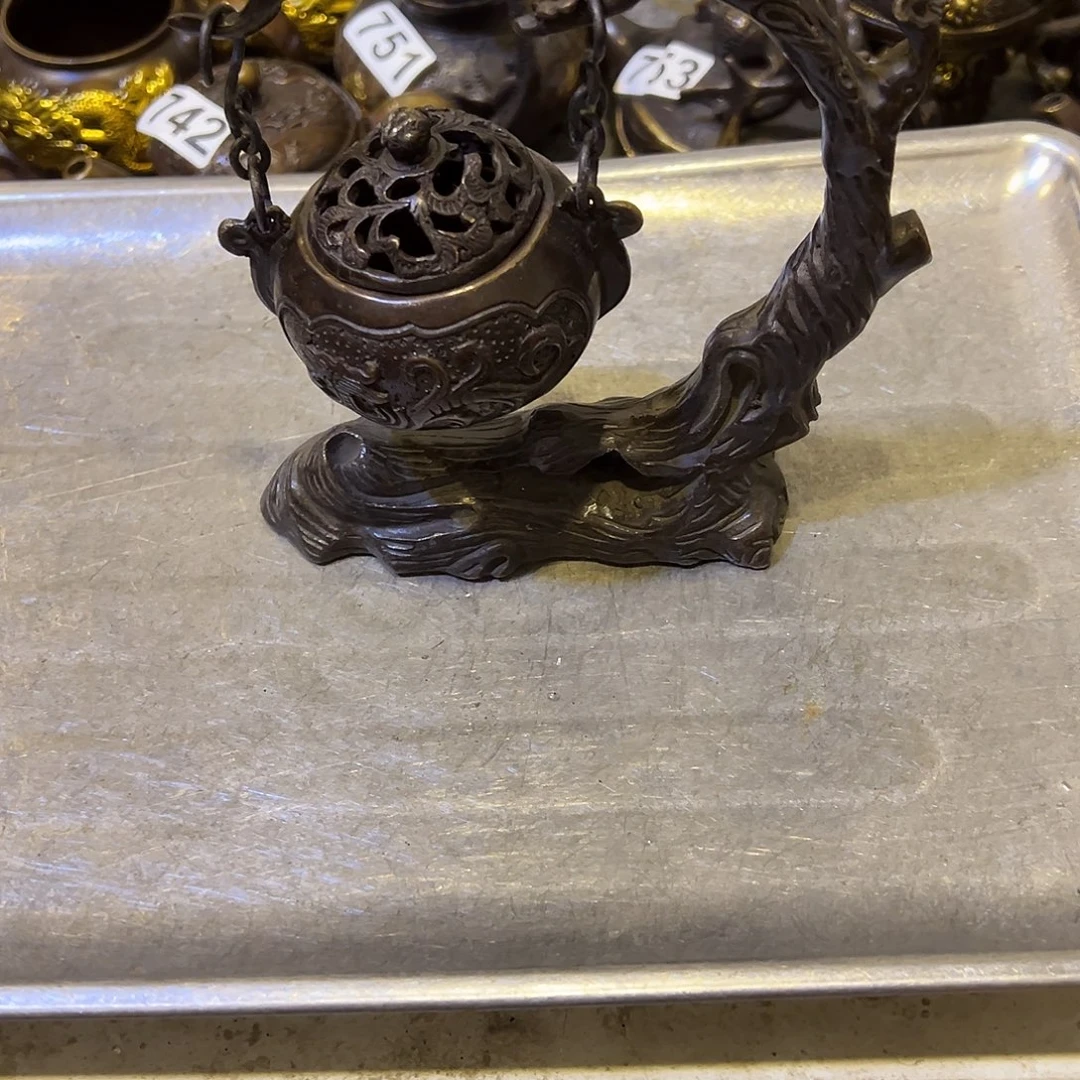 ****光黄铜摆件，文房摆件