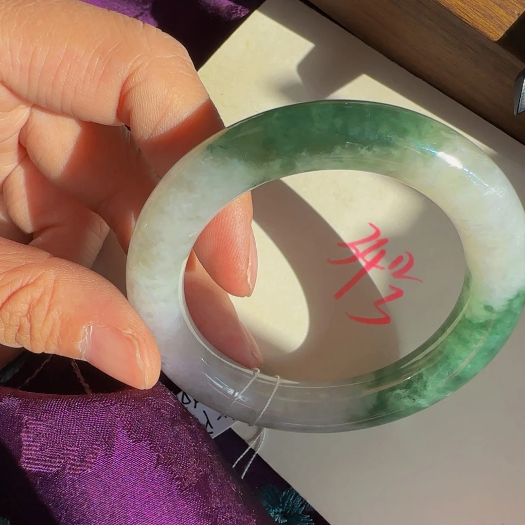 未镶嵌手镯翡翠老坑52.6