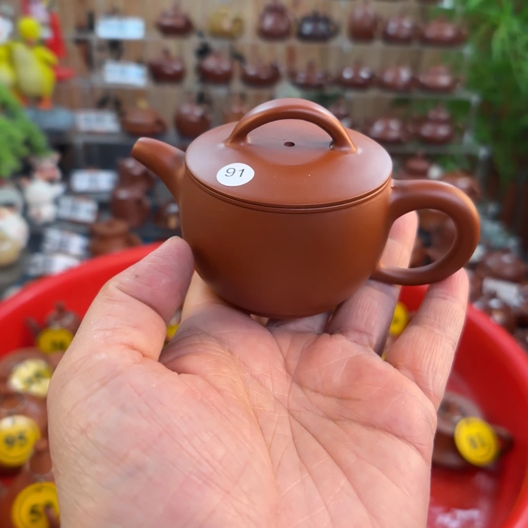 我***托朱泥茶壶朱泥茶壶微瑕90