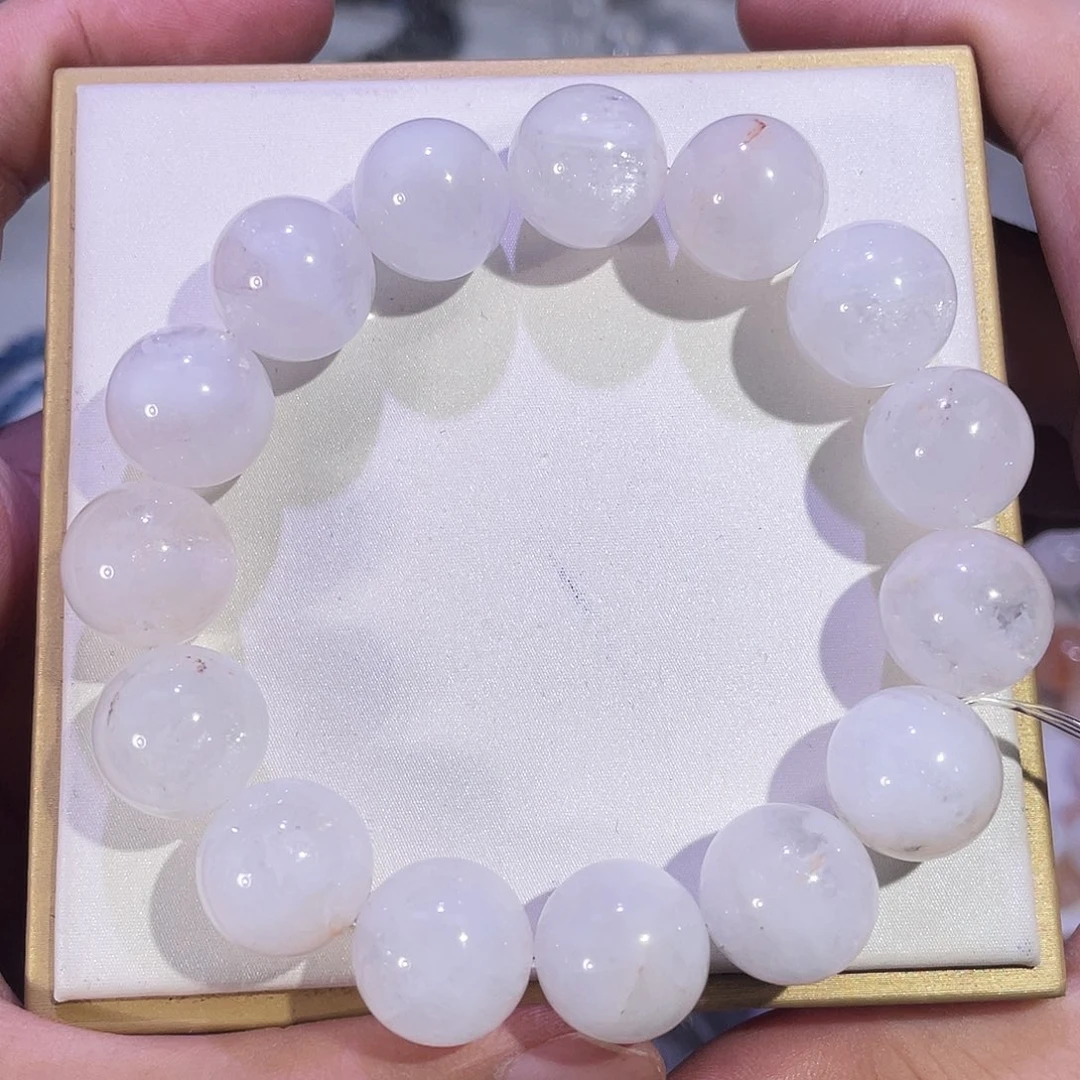 未镶嵌手串水晶14.5mm白幽灵