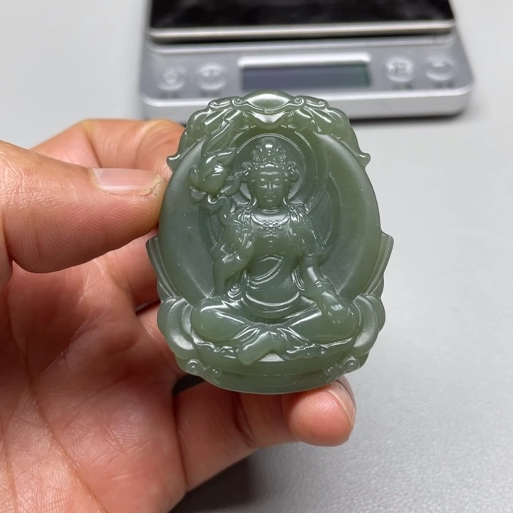 和田玉吊坠(不含链)未镶嵌用****8