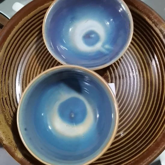 ****士瓷器微瑕不退不换2个