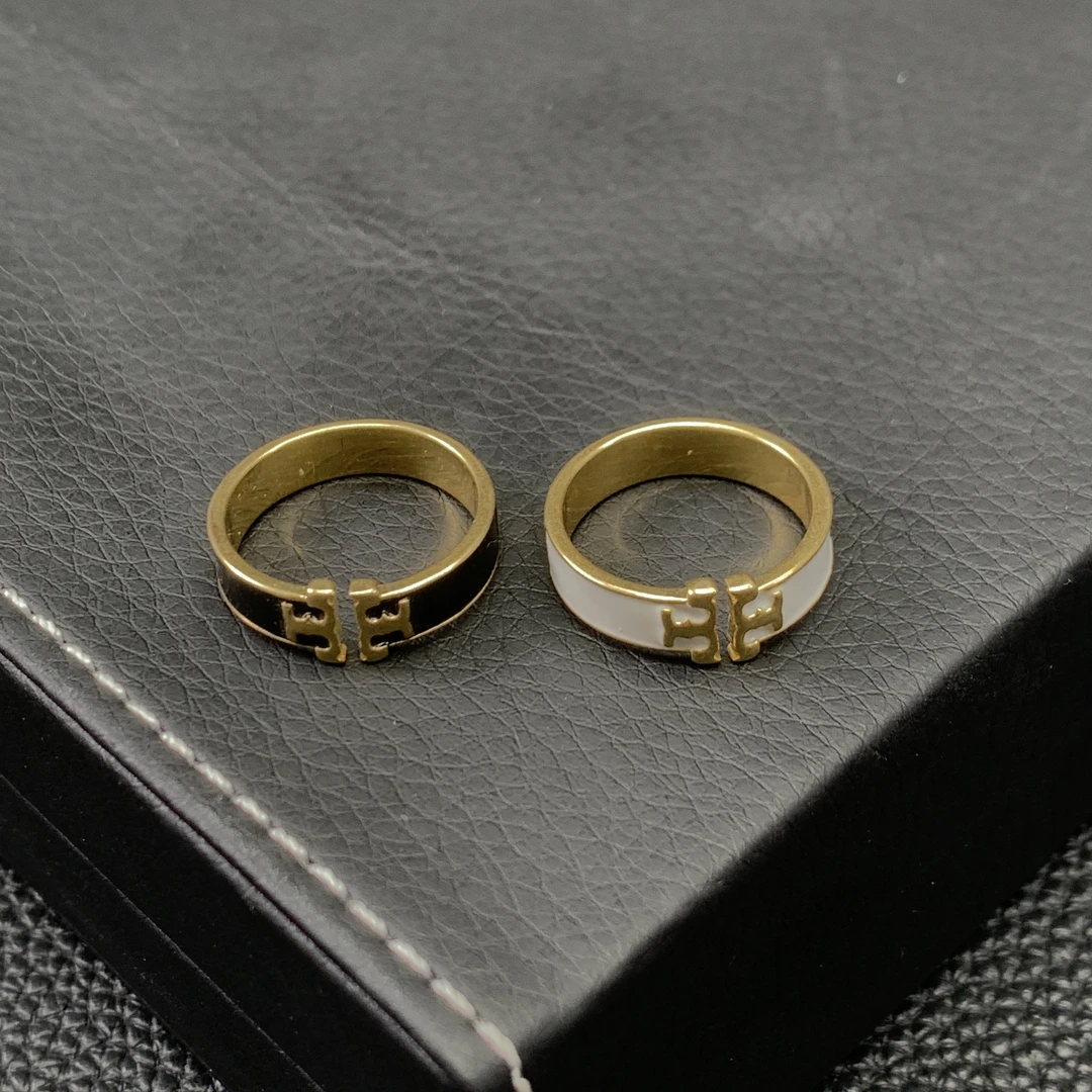 铜合金戒指 844时尚气质ins冷淡风简约百搭开口戒指