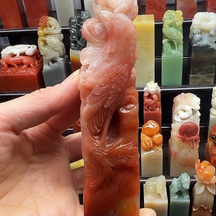 寿山石印石寿山石手工雕刻
