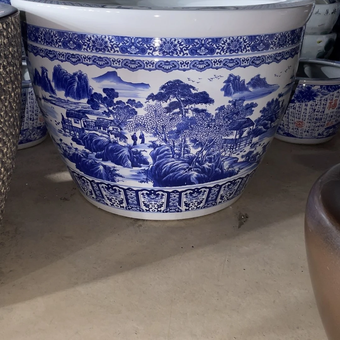 流***荔缸瓷器瓷器1米高度70瓷器瓷器