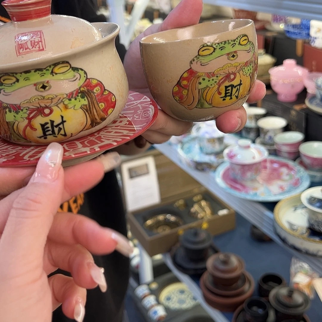 汤***）盖碗很漂亮我很喜欢