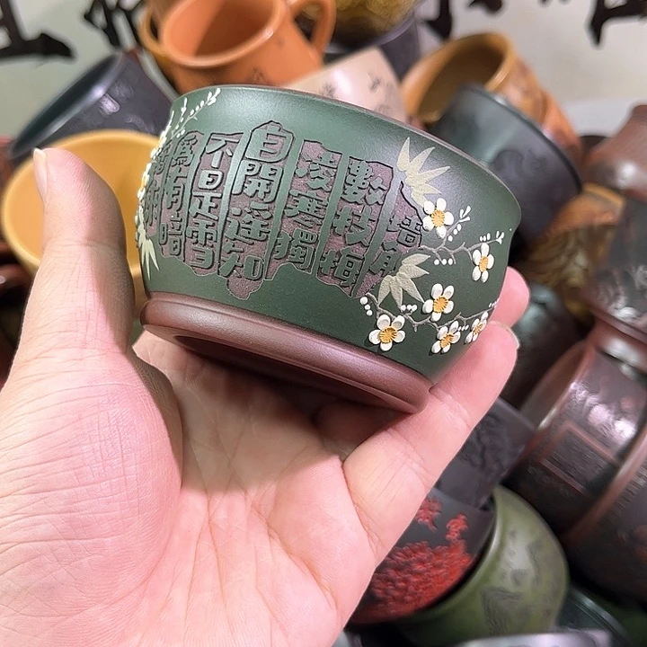 茶杯紫砂全手工紫砂主人杯