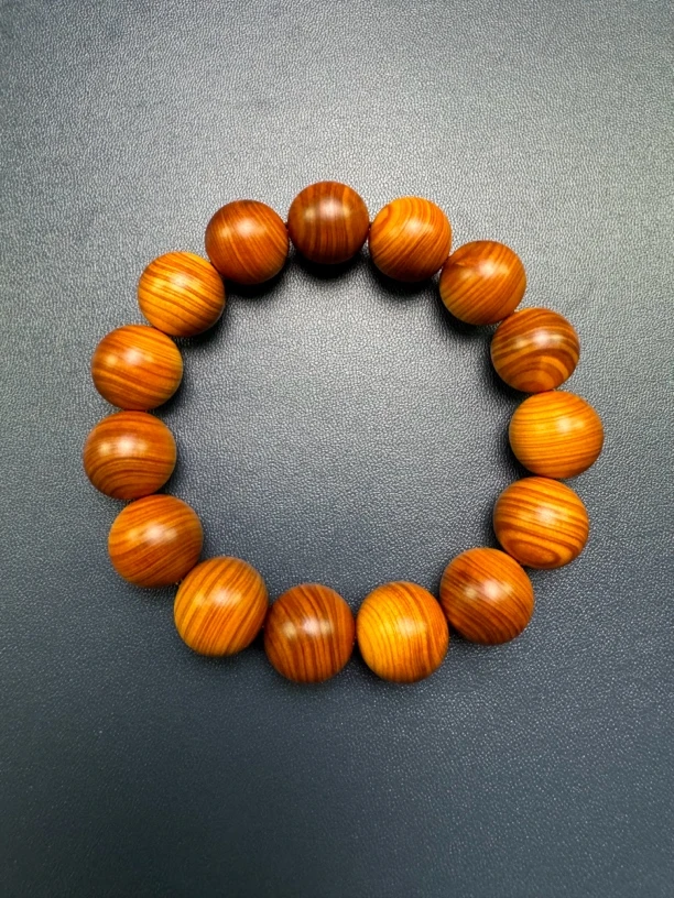 崖柏老料1.5圆珠单圈文玩手串