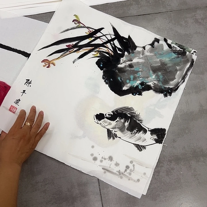 国画精品手绘国画作品