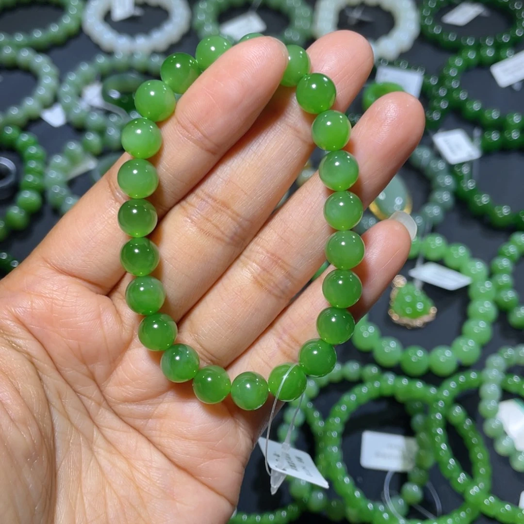 和田玉手链未镶嵌用****7