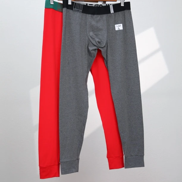 潮牌时尚百搭舒适男士纯色打底秋裤1245