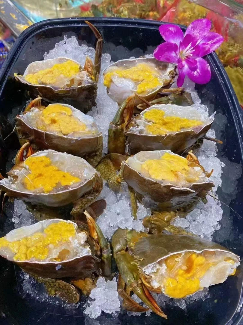 （一件一只）野生青蟹膏蟹带黄满肉现货现发