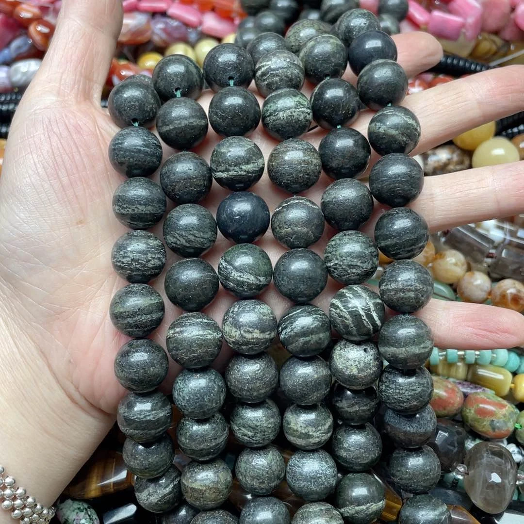 玛瑙/玉髓合金珠宝半成品一条14m银线隔珠