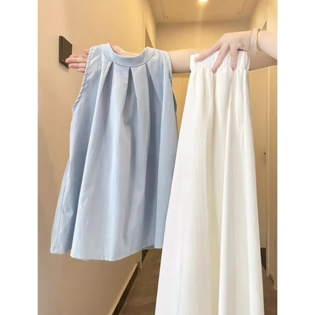 韩系甜美一整套穿搭套装女夏2025新款气质温柔减龄时尚休闲两件套