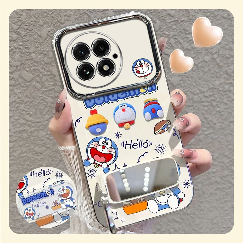 适用于一加13手机壳哈喽叮当猫电镀大视窗高级感保护壳