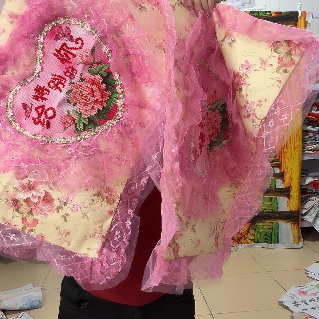 棉十字绣成品出售