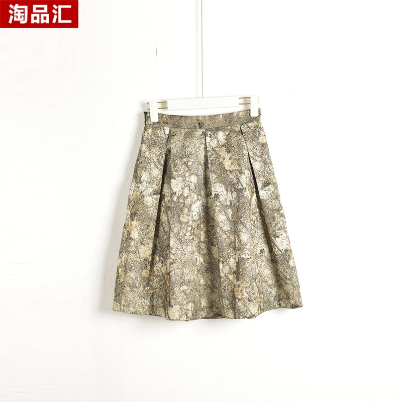 GPC2【专柜捡漏】深圳高端时尚女装YYB-半裙5027-花色大半码