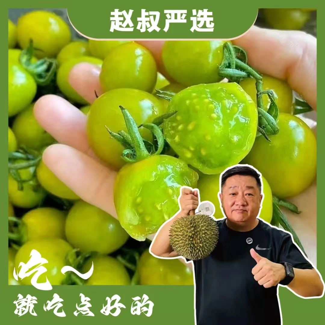 【赵叔严选】清甜小番茄 即食圣女果绿宝石小西红柿