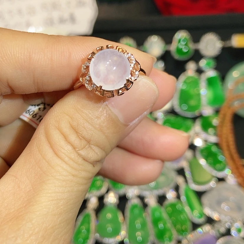 【闪购商品】翡翠戒指未镶嵌天然翡翠