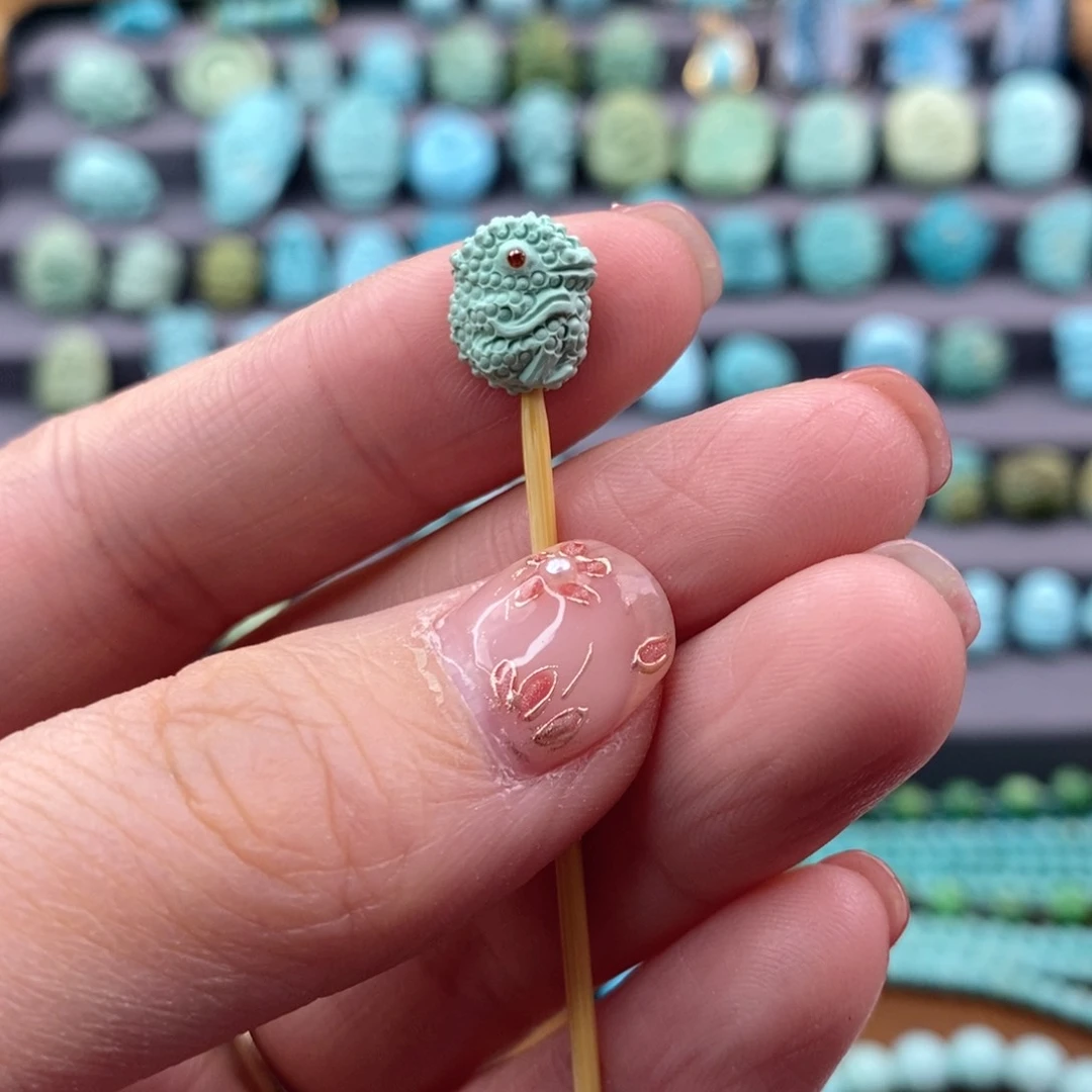 绿松石珠宝奇石未镶嵌