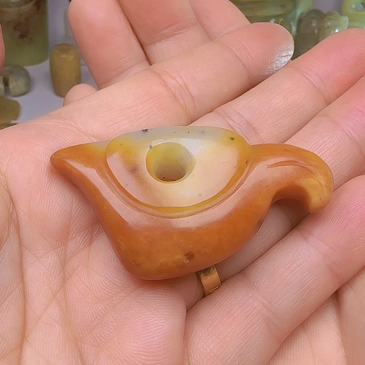 和田玉吊坠(不含链)未镶嵌