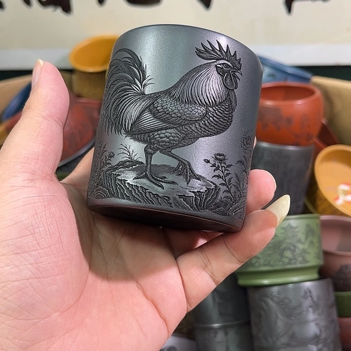 茶杯紫砂全手工紫砂主人杯