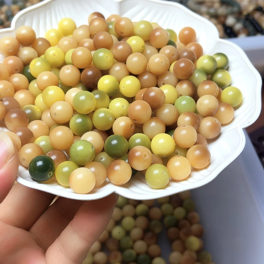 白玉菩提吊坠白玉菩提11金桔圆30颗卡灯牌宠20颗