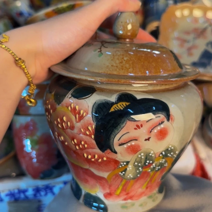 瓷片景德镇陶瓷手工手绘