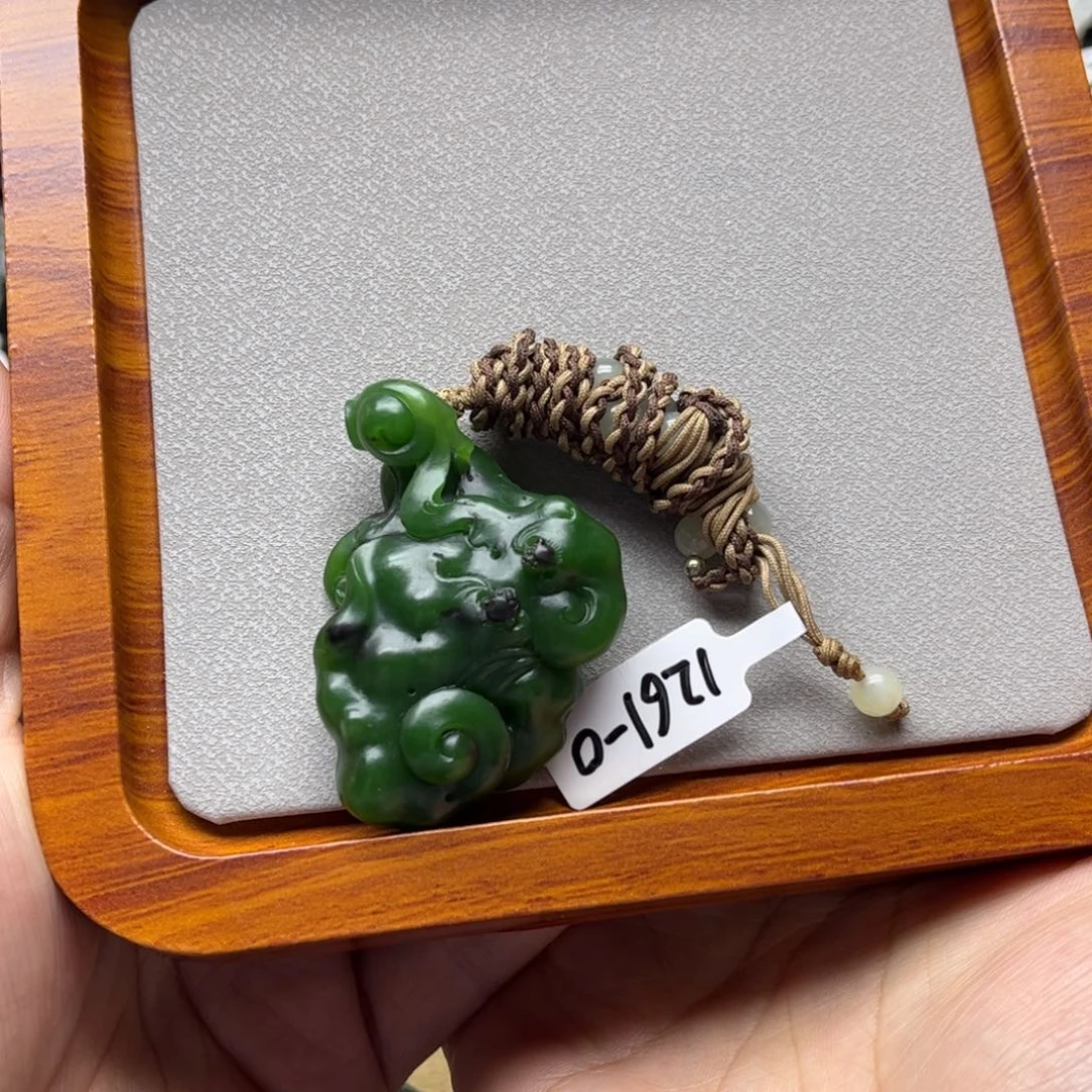 和田玉（碧玉）挂件未镶嵌