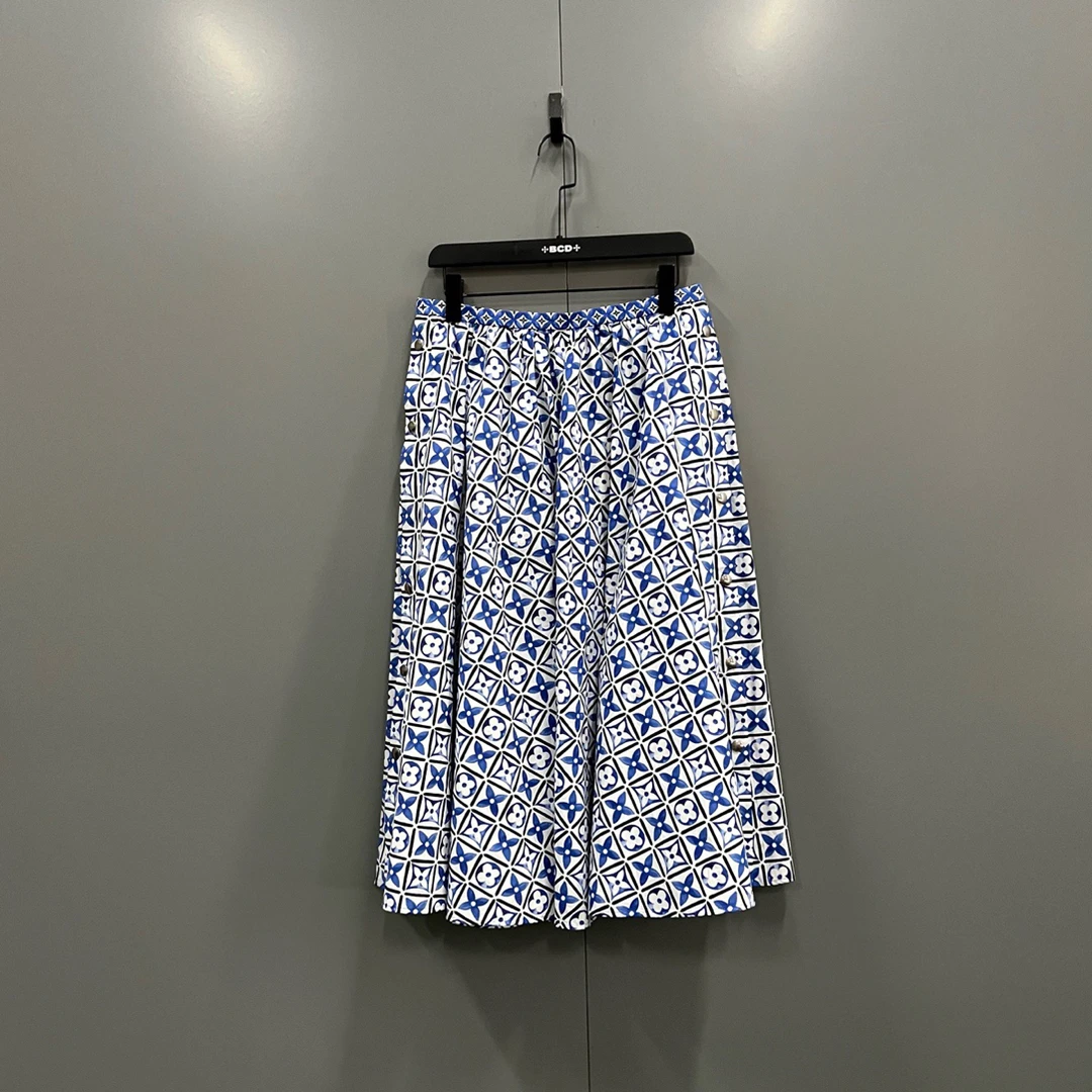 99新 LouisVuitton/路易威登 zz51 满印老花半身裙 40码/207984